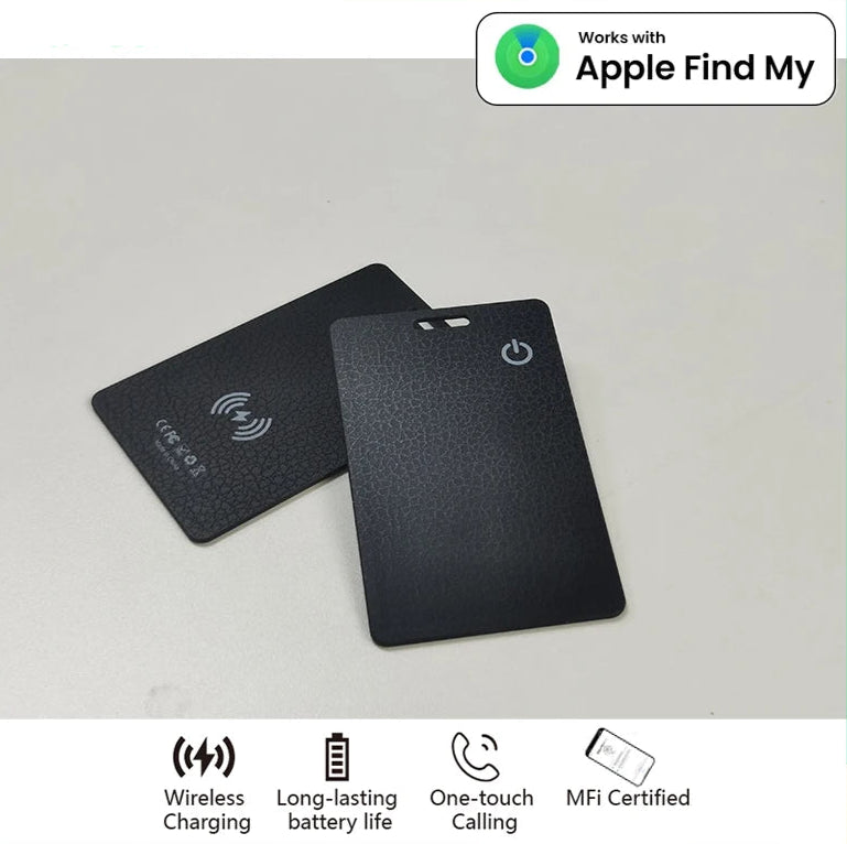 Carte Traceur GPS Ultra Fin – Compatible Apple Find My pour Objets