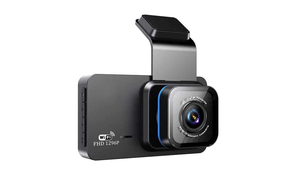 Dashcam Double Caméra 2K – Avant/Arrière avec WiFi & Vision Nocturne