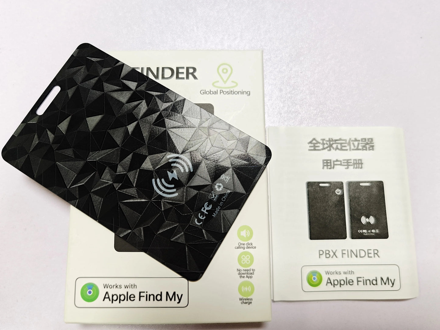 Carte Traceur GPS Ultra Fin – Compatible Apple Find My pour Objets