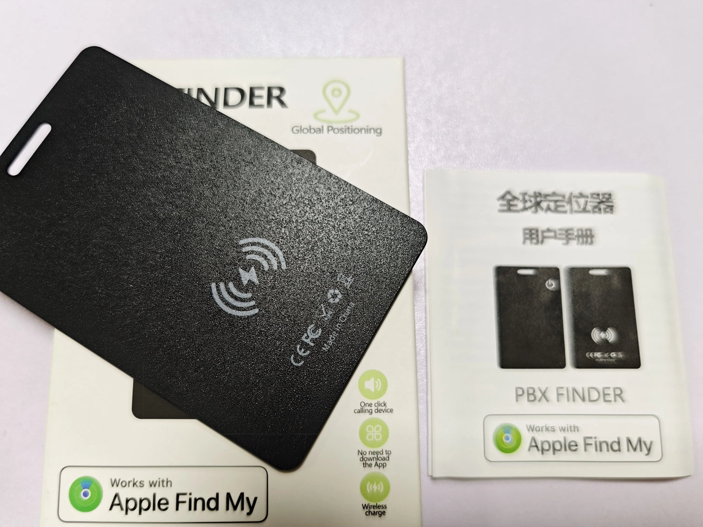 Carte Traceur GPS Ultra Fin – Compatible Apple Find My pour Objets