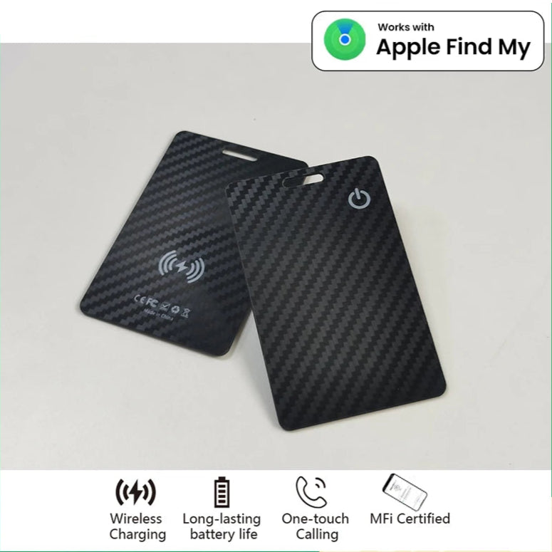 Carte Traceur GPS Ultra Fin – Compatible Apple Find My pour Objets