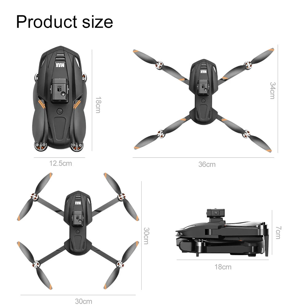 Drone V168 Pro Max – 8K GPS, 5G WiFi & Évitement d’Obstacles 360°