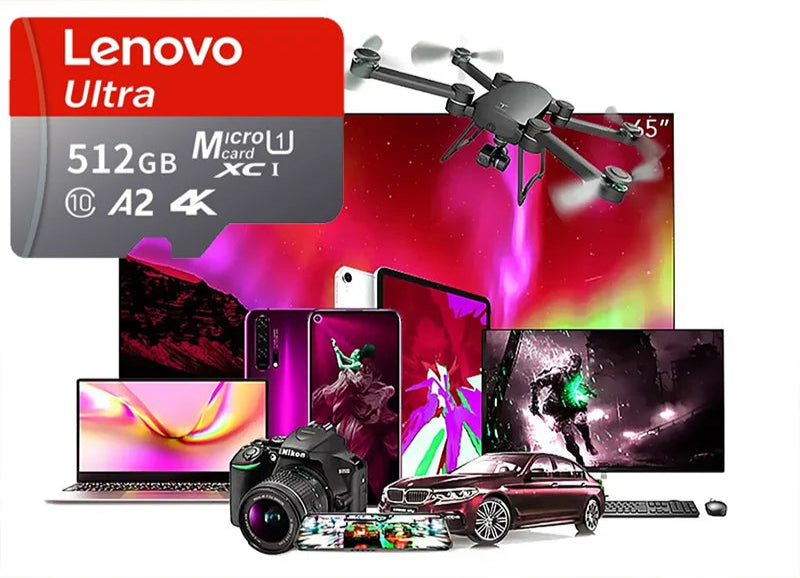 Carte Mémoire Micro SDXC - – 128GB à 2TB, Haute Vitesse & Stockage Fiable