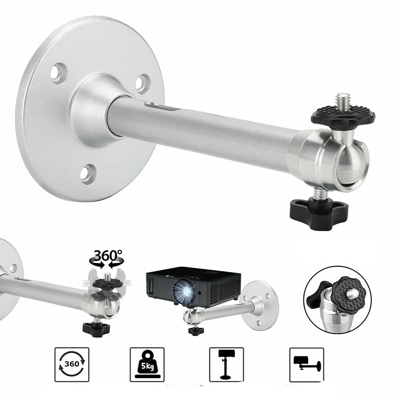Support Mural & Plafond pour Mini Vidéoprojecteur – Rotation 180°