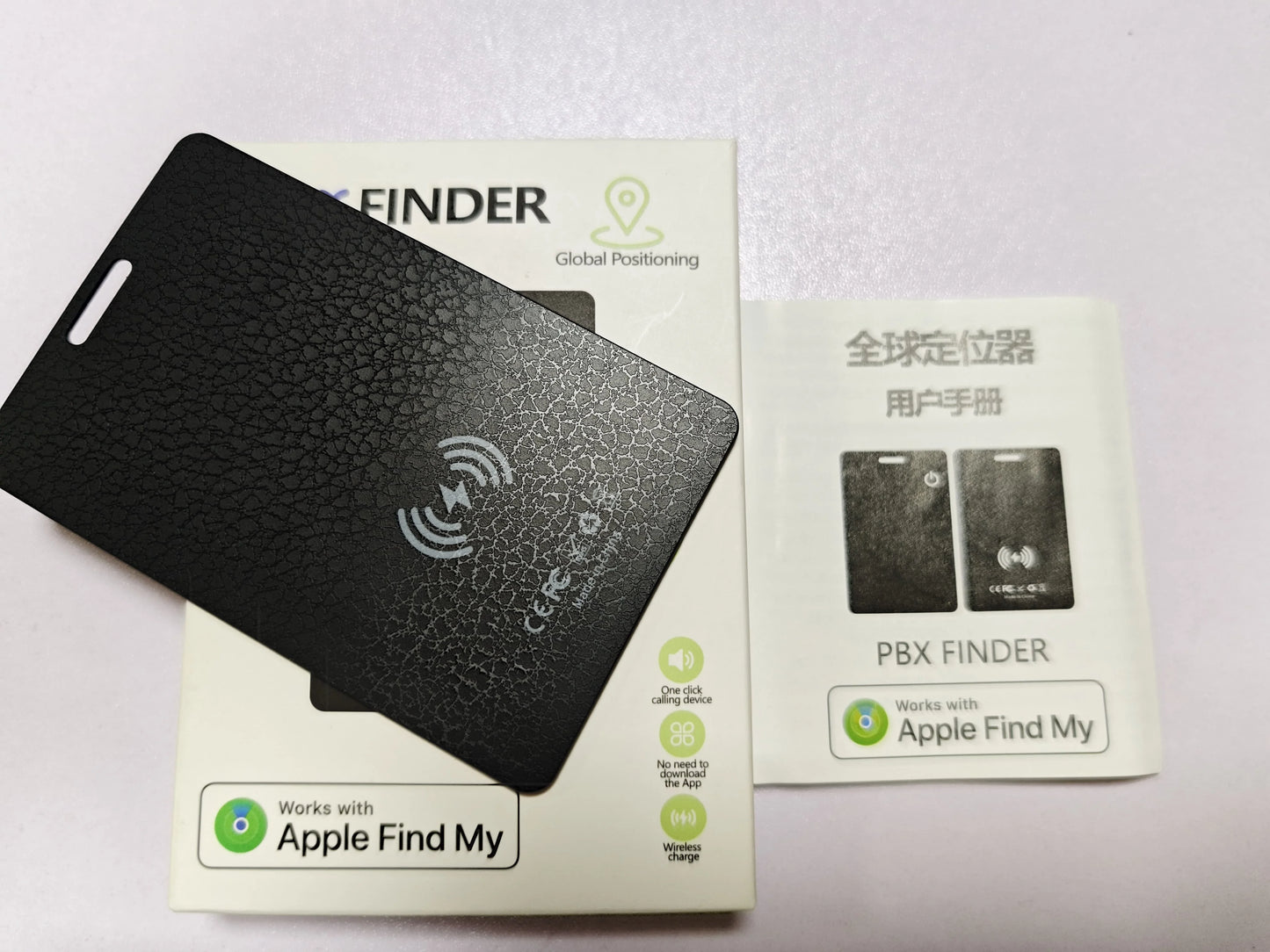 Carte Traceur GPS Ultra Fin – Compatible Apple Find My pour Objets