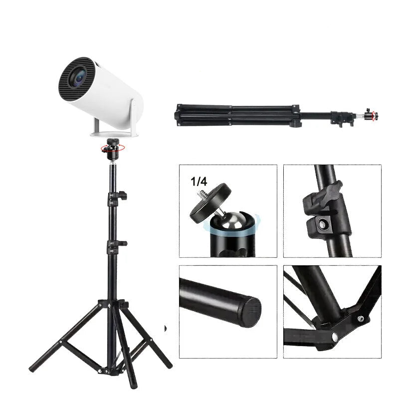 Trépied Portable 110-160 cm – Support Réglable pour Projecteur & Accessoires