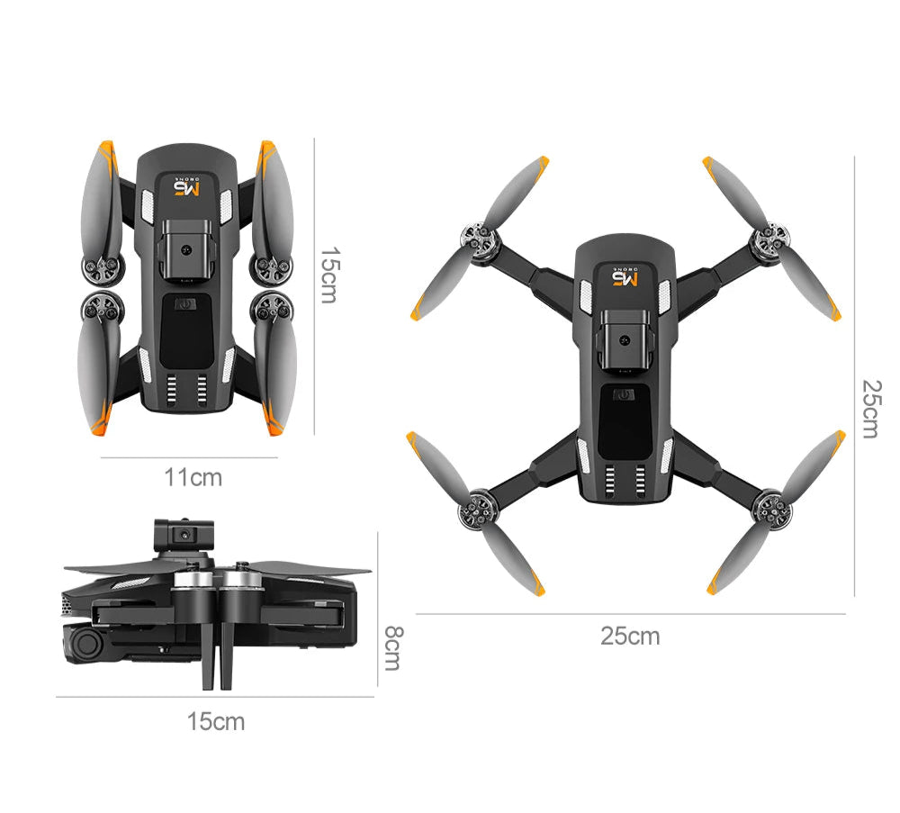 Drone Professionnel 8K - Télécommande Écran & GPS 5G