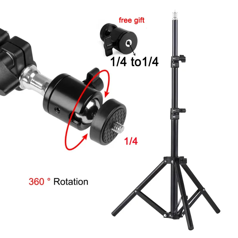 Trépied Portable 110-160 cm – Support Réglable pour Projecteur & Accessoires