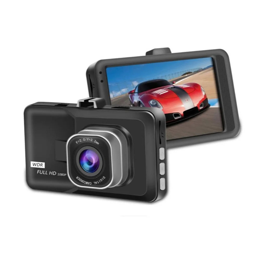 Dashcam Full HD 1080p – Caméra de Tableau de Bord avec Vision Nocturne