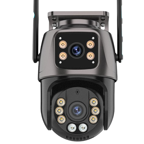 Caméra de Surveillance Extérieure 4K 8MP – WiFi PTZ & Suivi A