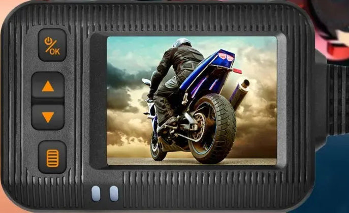 Caméra Moto Étanche 1080p – Avant/Arrière avec Vision Nocturne