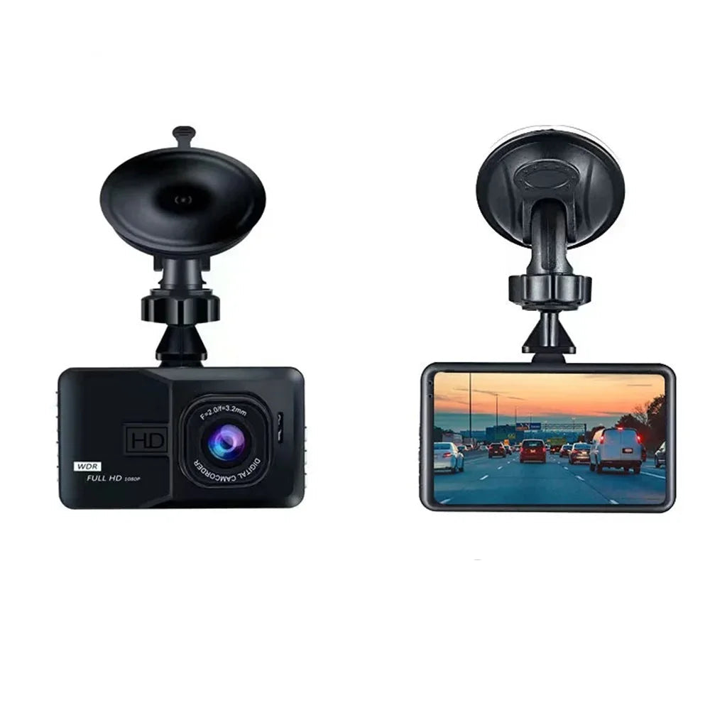 Dashcam Full HD 1080p – Caméra de Tableau de Bord avec Vision Nocturne