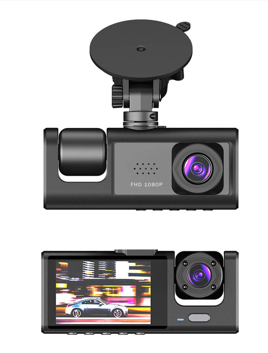 Dashcam Vision Drive 3X – Triple Caméra Full HD avec Mode Parking
